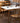 Elegant White Marble & Oak Wood Dining Table with Metal Accents | Cherry Wood Option Available fyx - 838MUTUKISPACE
