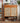 Elegant Cherry Wood & Rattan Stool with Natural Marble Seat fyx - 851MUTUKISPACE