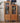 Elegant Oak and Cherry Wood Glass Cabinet with Copper Accents - Versatile Paulownia Storage Solution fyx - 856MUTUKISPACE