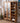 Elegant Cherry Wood Cabinet with Tempered Glass and Copper Accents fyx - 861MUTUKISPACE