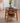 Stylish Tea Table in Cherry Wood & Walnut with Elegant Rattan Design fyx - 874MUTUKISPACE