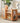 Stylish Cherry Wood Tea Table with Tempered Glass Top – Elegant Natural Finish fyx - 878MUTUKISPACE