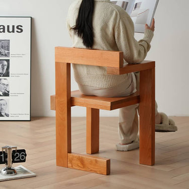 Elegant Natural Ash Wood Chair – Stunning Home Decor Addition fyx - 883MUTUKISPACE