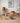 Elegant Oak Wood Stool with Light Grey Cushion - Natural and Comfortable Seating fyx - 891MUTUKISPACE