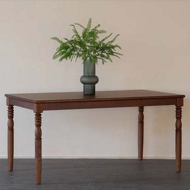 Walnut Wood Dining Table – Classic Style for Modern Homes fzgf - 3105MUTUKISPACE