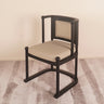 Stylish Ash Wood Chair with Faux Leather and Cotton-Linen Cushion – Perfect for Home or Office Decor fzgf-3109