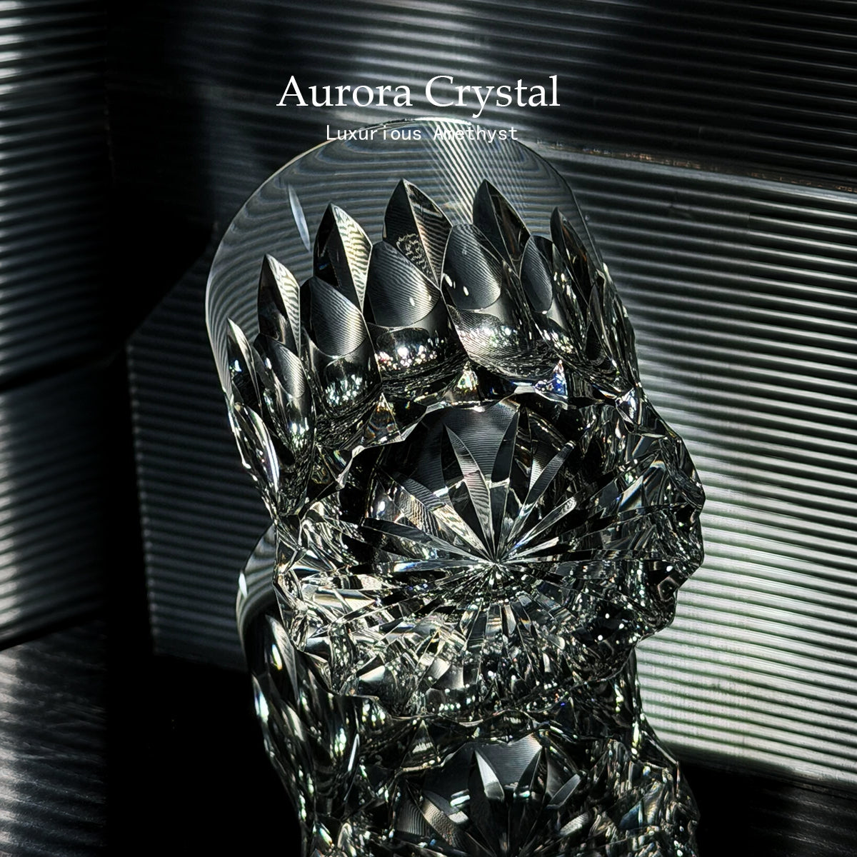 Contour Faceted Whiskey Glass - Detail 4