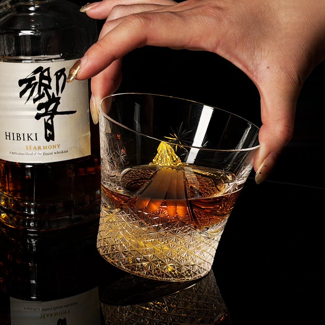Alpine Mountain Whiskey Glass - Detail 3