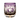 Floral Mosaic Whiskey Glass - Amber / Purple