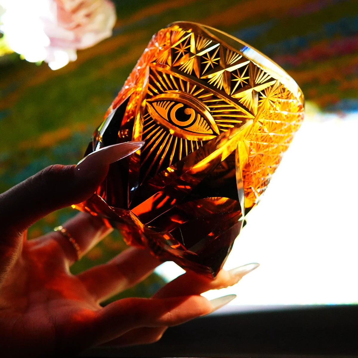 Celestial Eye Whiskey Glass - Detail 3