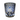 Wolf Motif Whiskey Glass - Blue