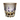 Crescent Faceted Whiskey Glass - Purple