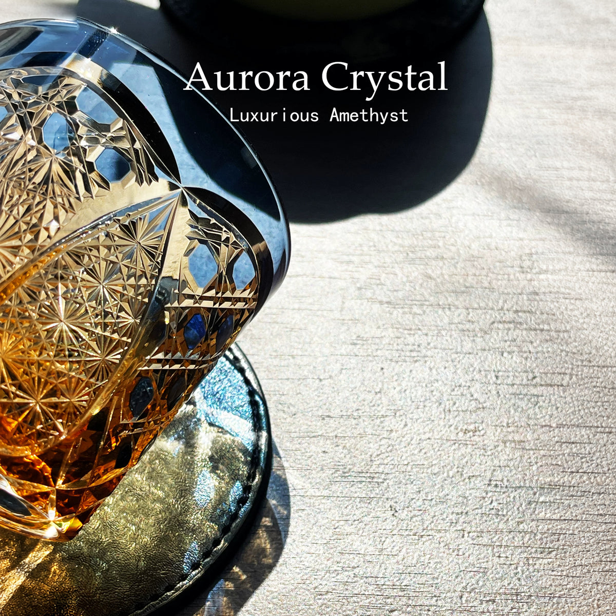 Sundown Mosaic Whiskey Glass - Detail 4