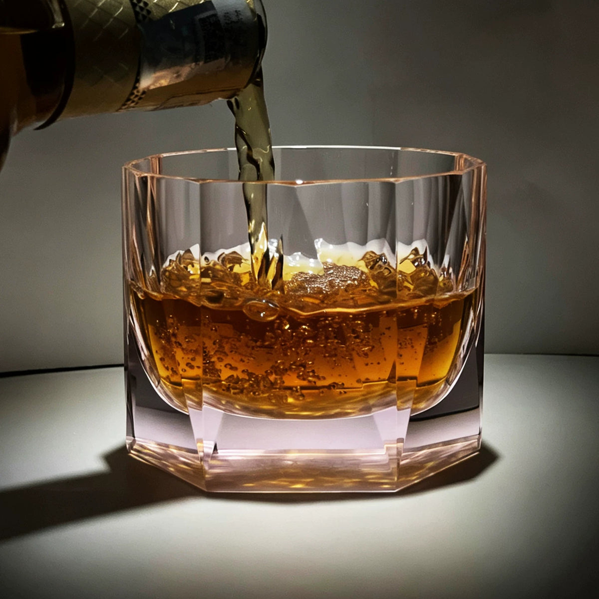 Glacier Faceted Whiskey Glass - Detail 2
