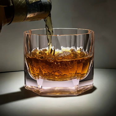 Glacier Faceted Whiskey Glass - Detail 2