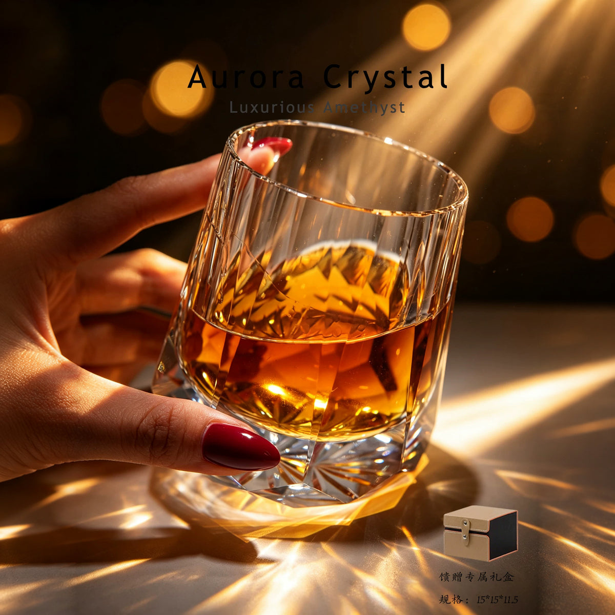 Element Faceted Whiskey Glass - Detail 2