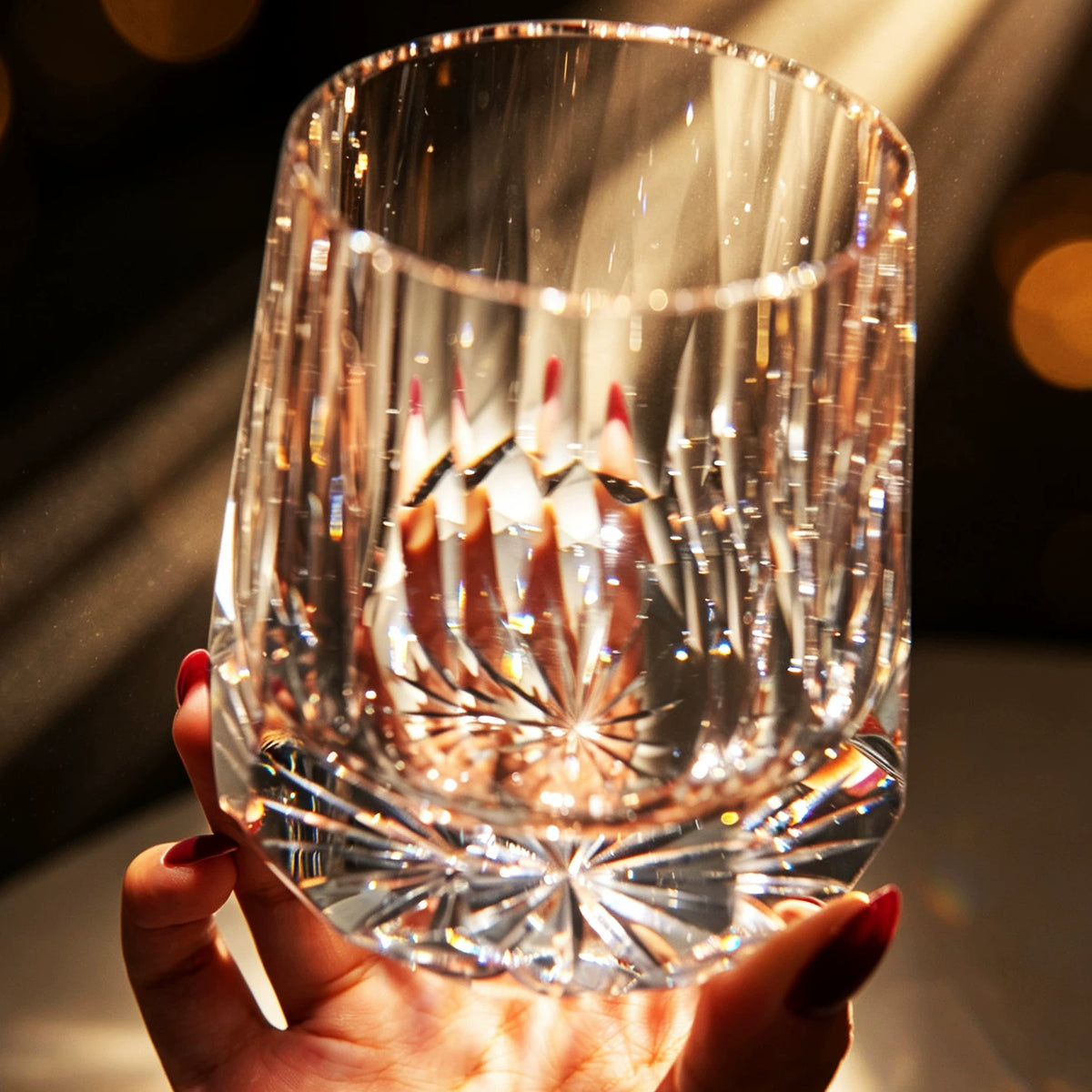 Element Faceted Whiskey Glass - Detail 3