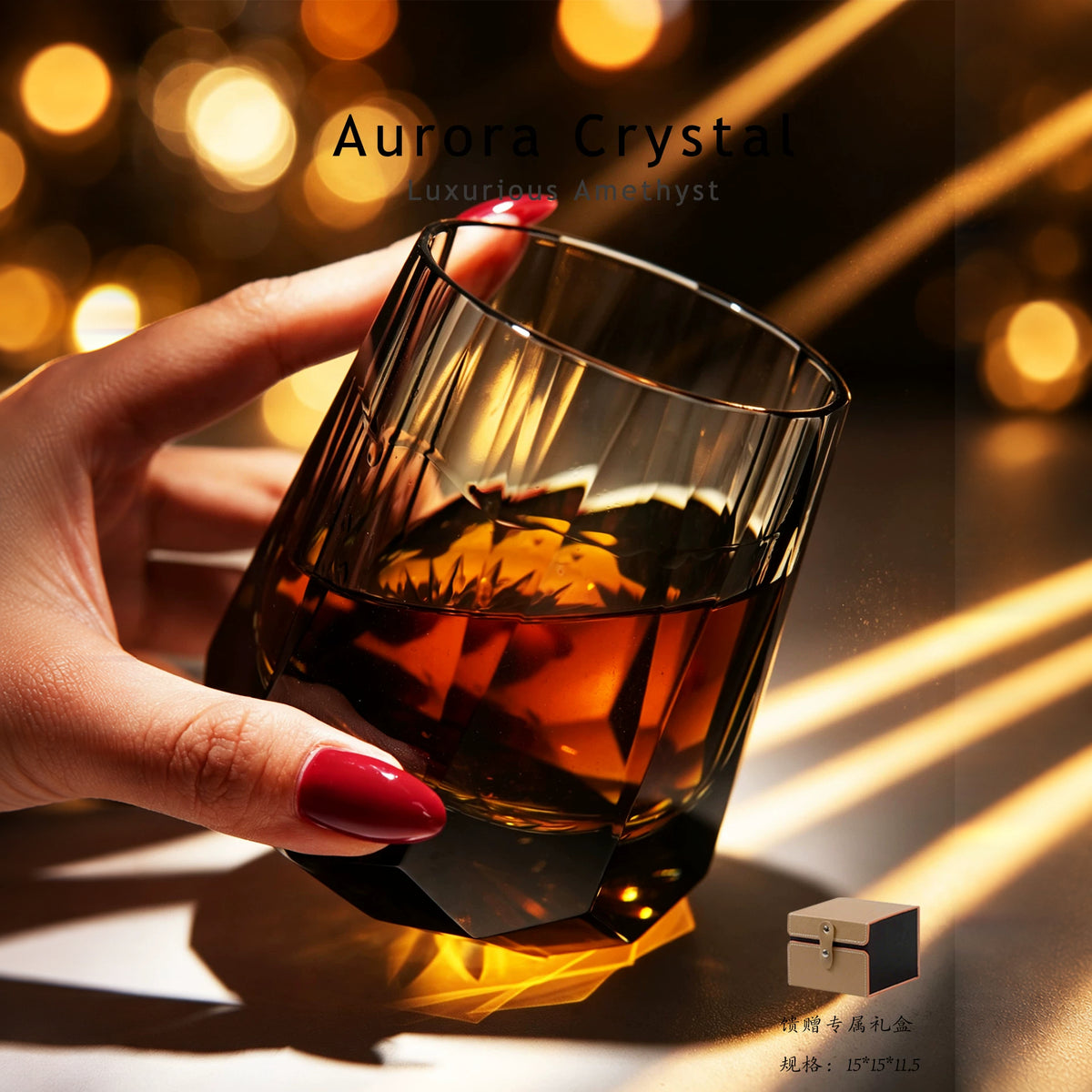 Nocturne Fluted Whiskey Glass - Detail 3