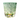Daisy Patterned Whiskey Glass - Green / Large