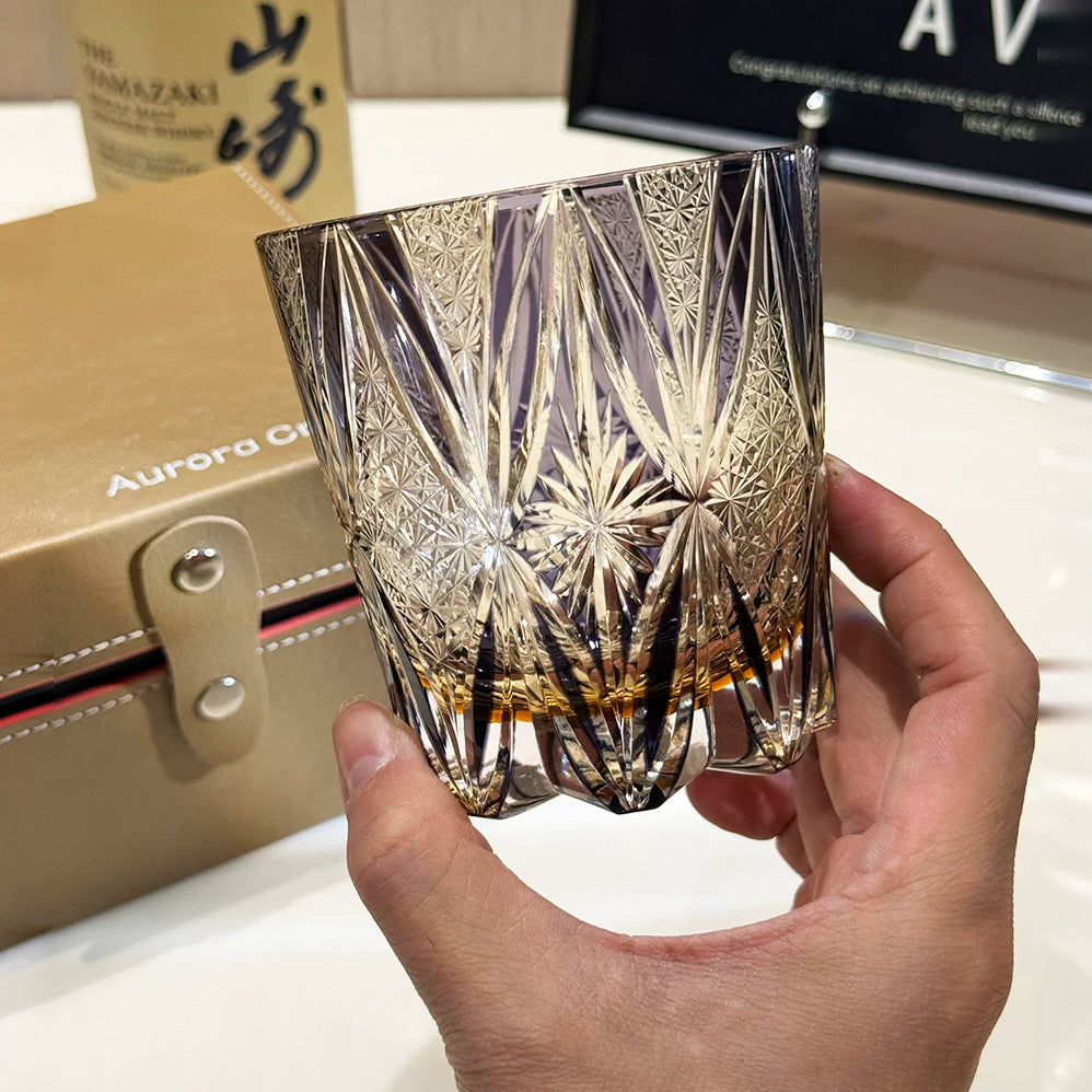Arcadia Starburst Whiskey Glass - Detail 4