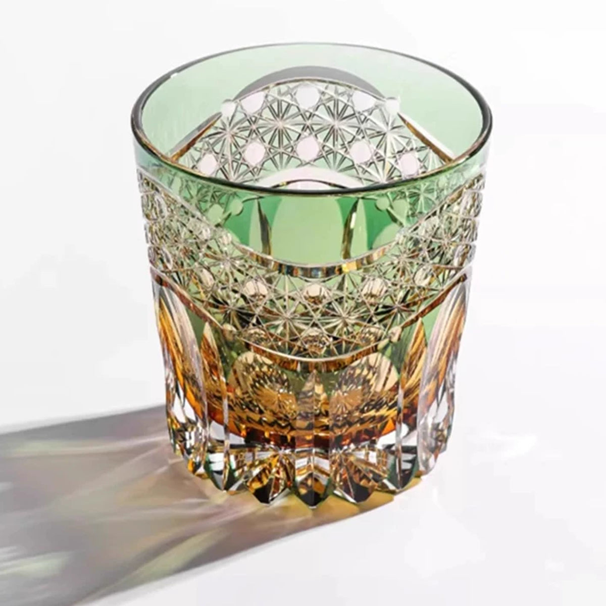 Dawn Patterned Whiskey Glass - Detail 3
