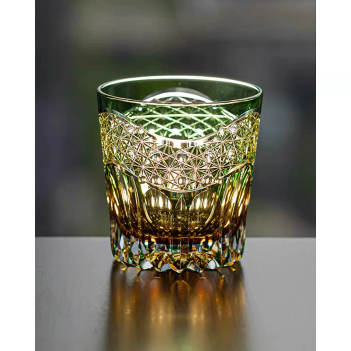 Dawn Patterned Whiskey Glass - Detail 4