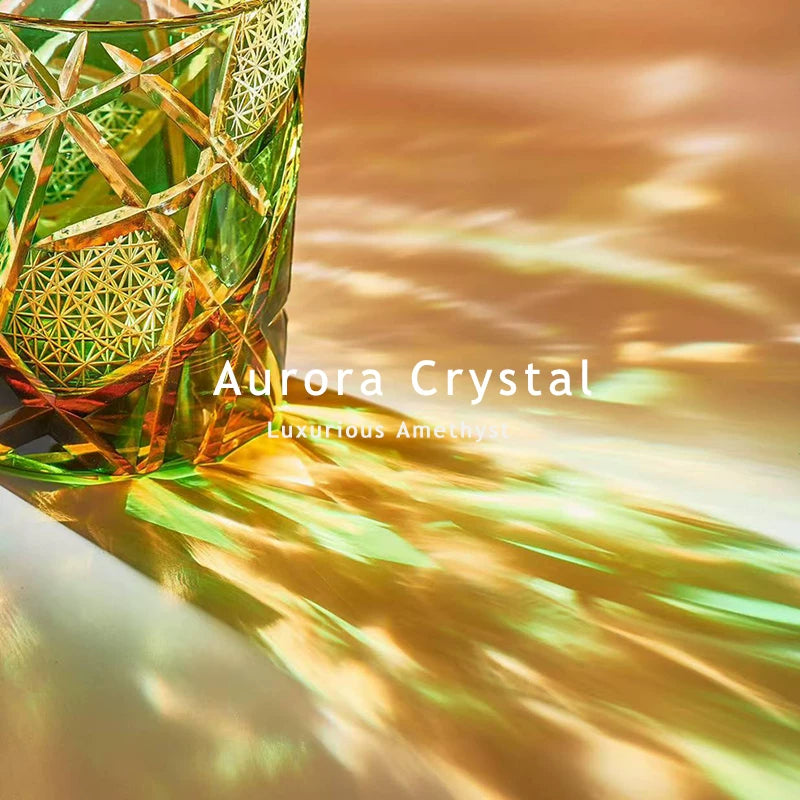 Twilight Geometric Whiskey Glass - Detail 3