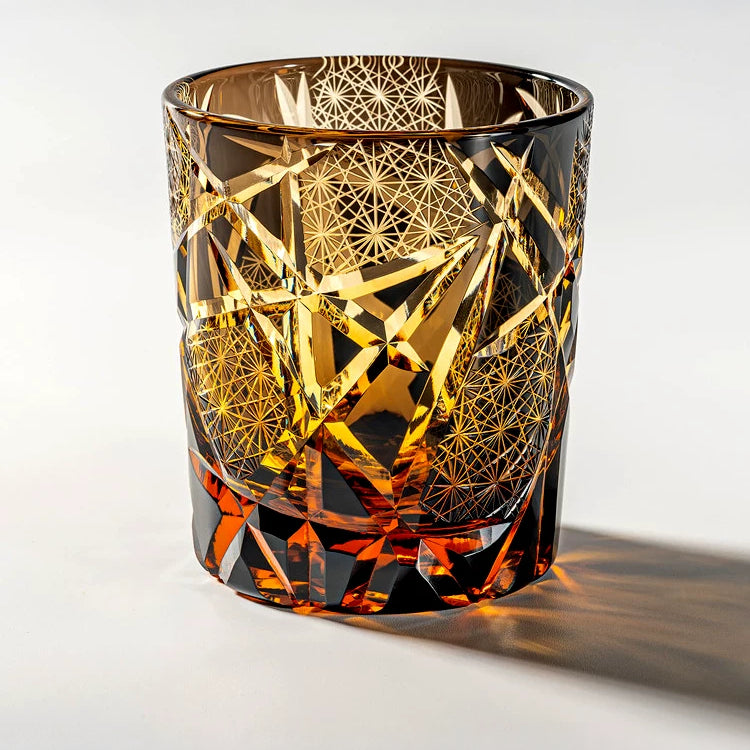 Twilight Geometric Whiskey Glass - Detail 4