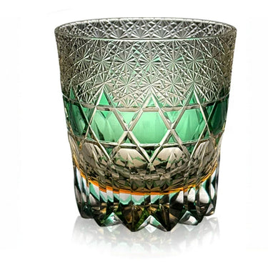Verdant Lattice Whiskey Glass - Detail 2