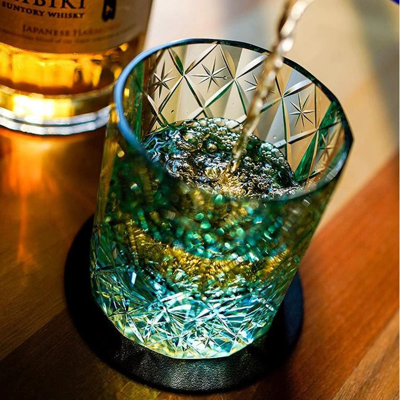 Stellar Faceted Whiskey Glass - Detail 2