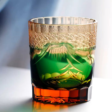 Mountain Vista Whiskey Glass - Detail 2