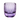 Star Diamond Faceted Whiskey Glass - Purple