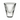 Halo Tapered Whiskey Glass - White