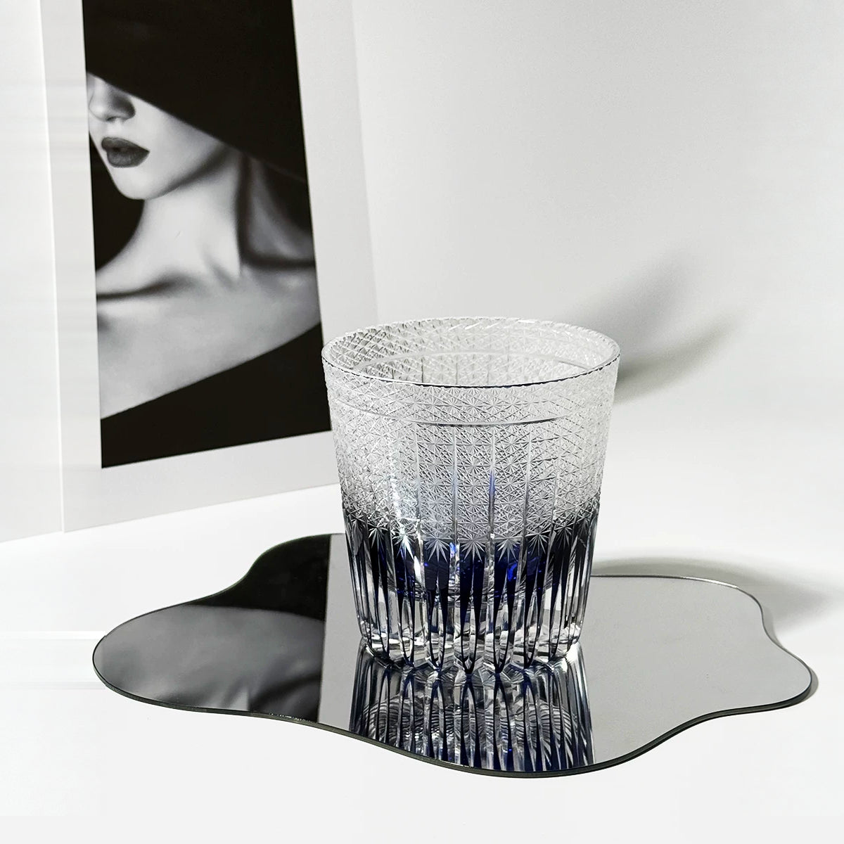 Harvest Patterned Whiskey Glass - Detail 4