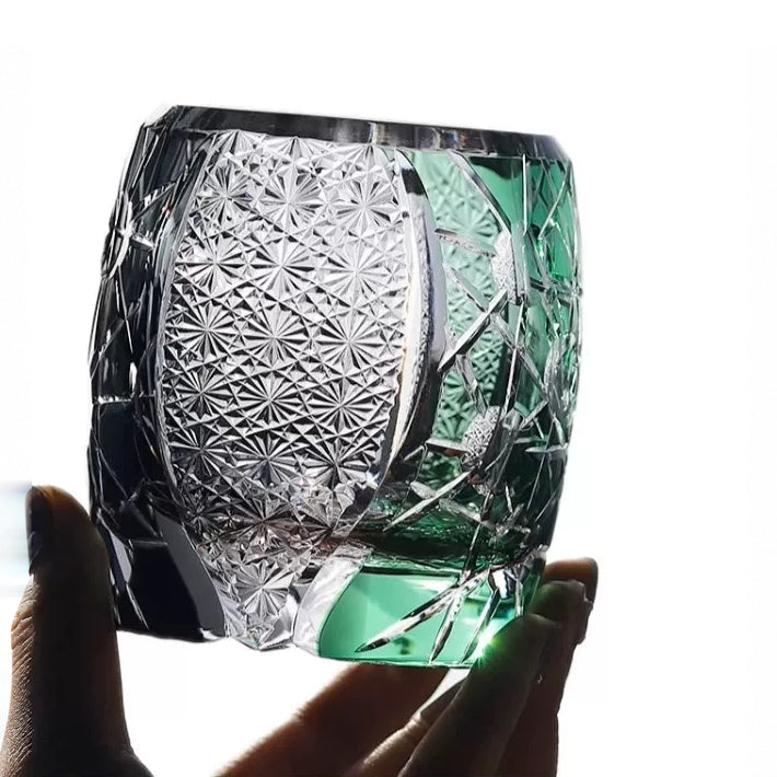 Orbit Faceted Whiskey Glass - Detail 2
