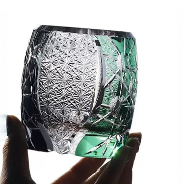 Orbit Faceted Whiskey Glass - Detail 2