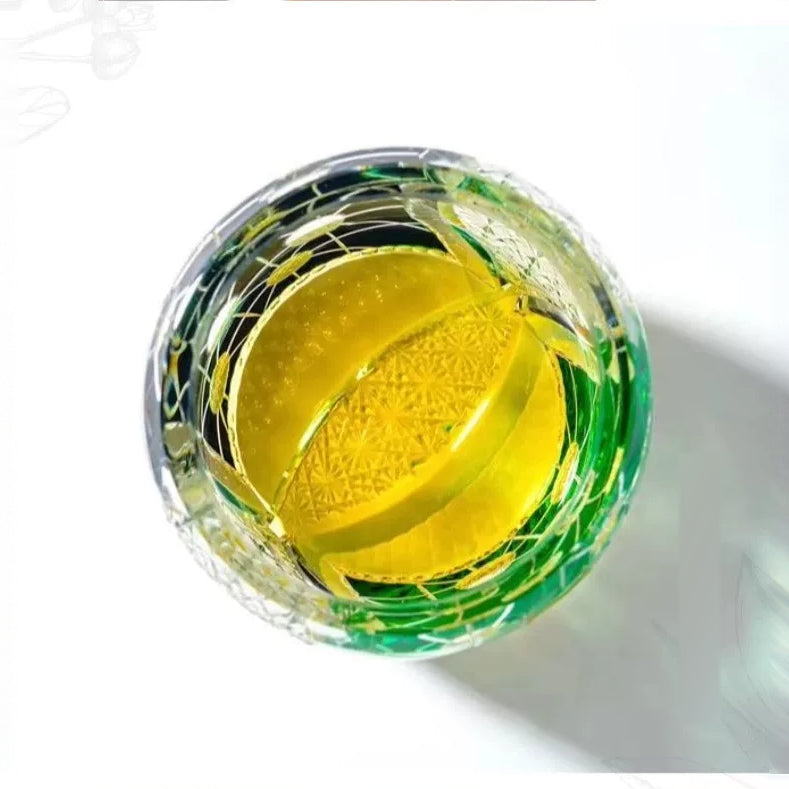 Orbit Faceted Whiskey Glass - Detail 3