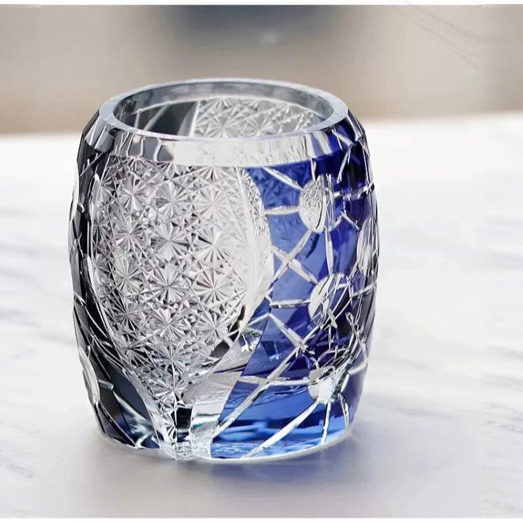 Orbit Faceted Whiskey Glass - Detail 4