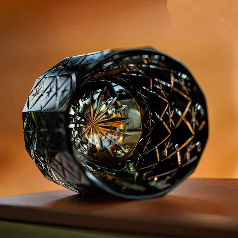 Stellar Lattice Whiskey Glass - Detail 2