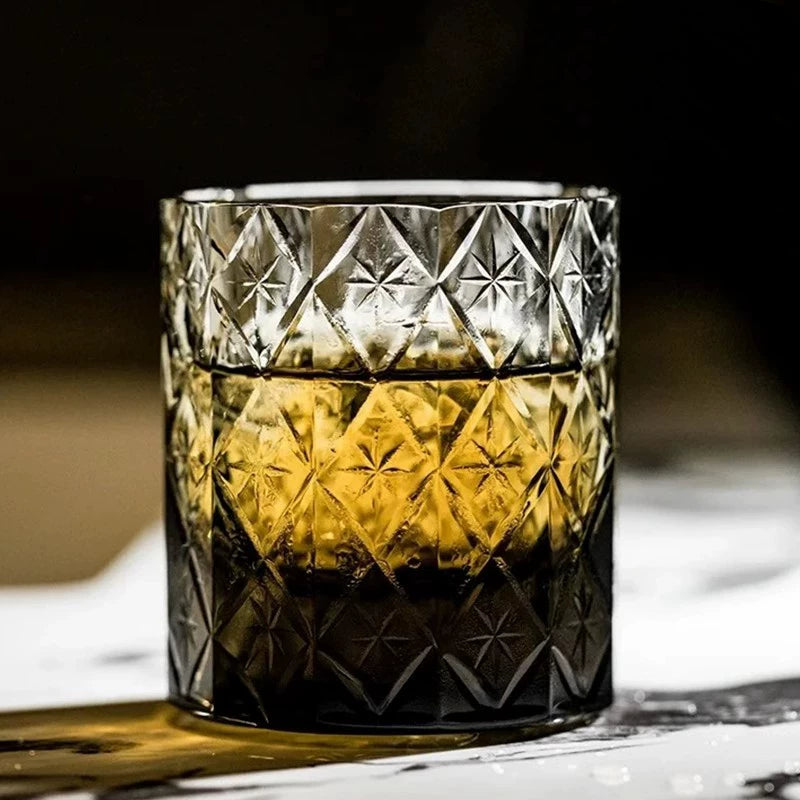 Stellar Lattice Whiskey Glass - Detail 3