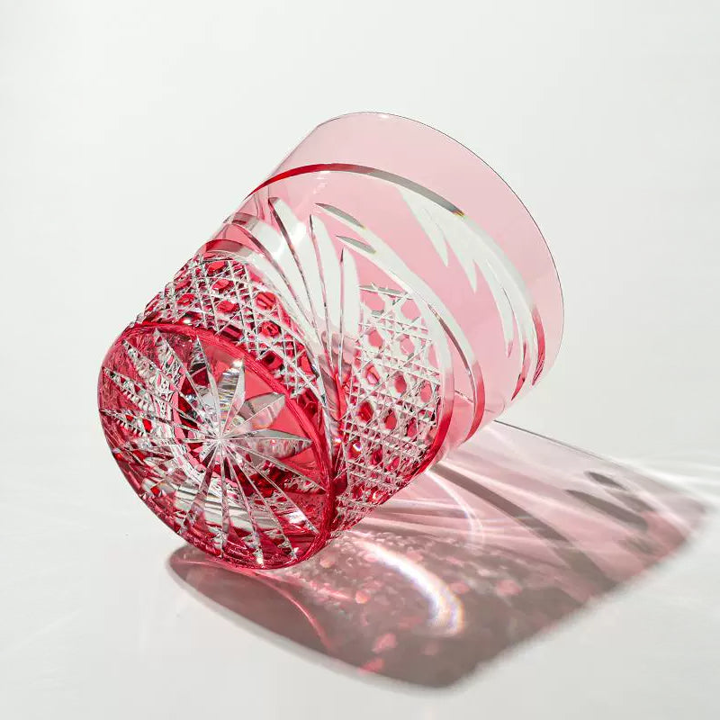 Ribbon Patterned Whiskey Glass - Detail 3