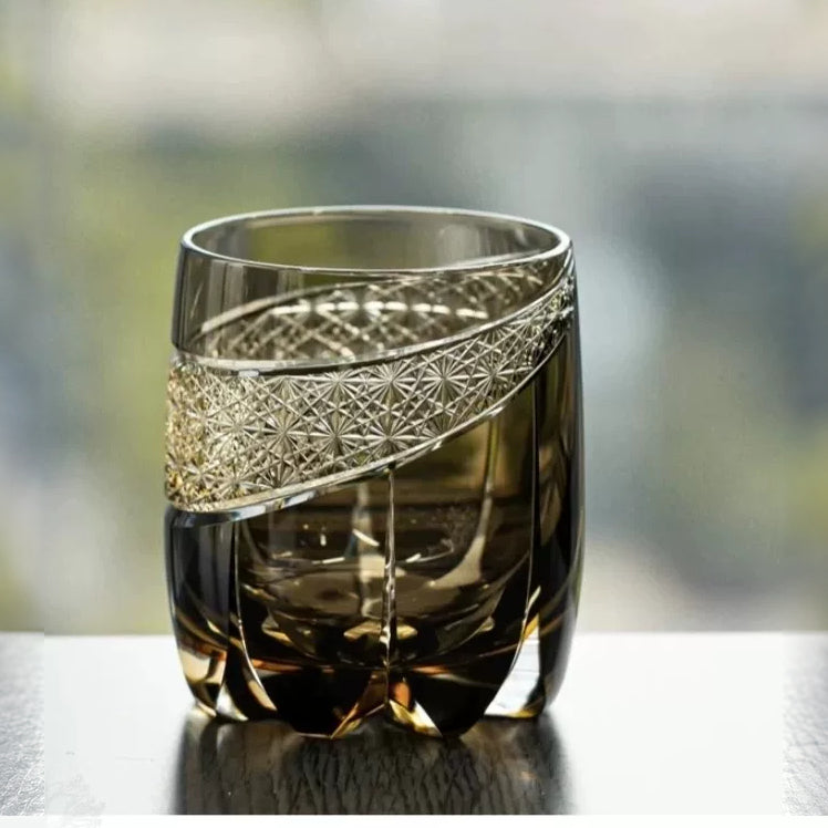 Lightning Swirl Whiskey Glass - Detail 2