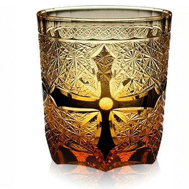 Cross Motif Whiskey Glass - Detail 2