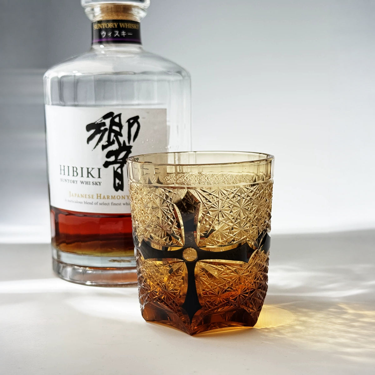 Cross Motif Whiskey Glass - Detail 3