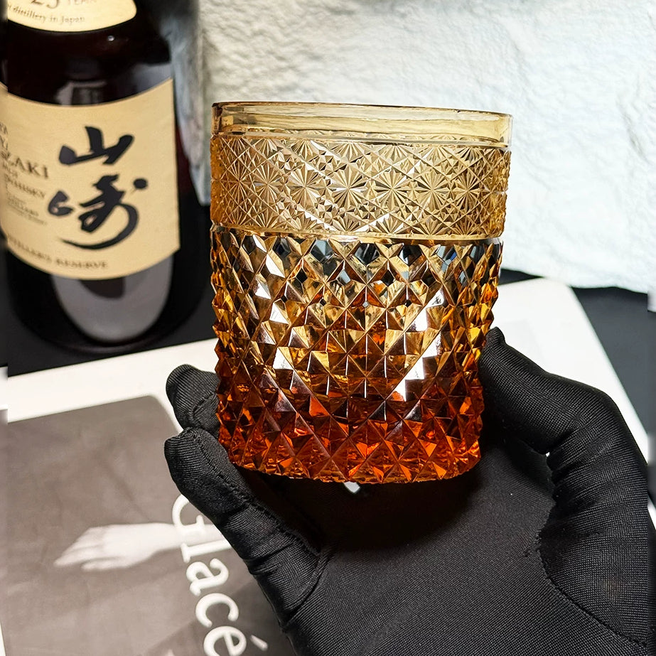 Dragon Scale Patterned Whiskey Glass - Detail 2