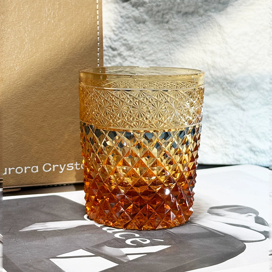 Dragon Scale Patterned Whiskey Glass - Detail 3