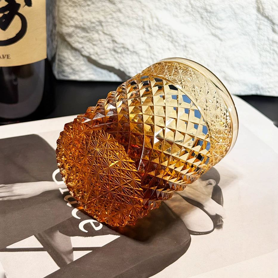 Dragon Scale Patterned Whiskey Glass - Detail 4