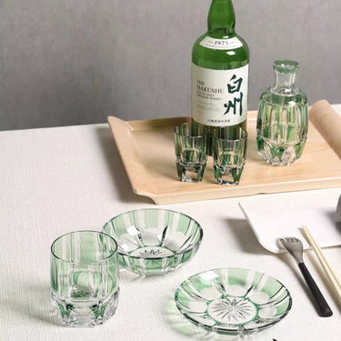 Verdant Fluted Whiskey Glass - Detail 2