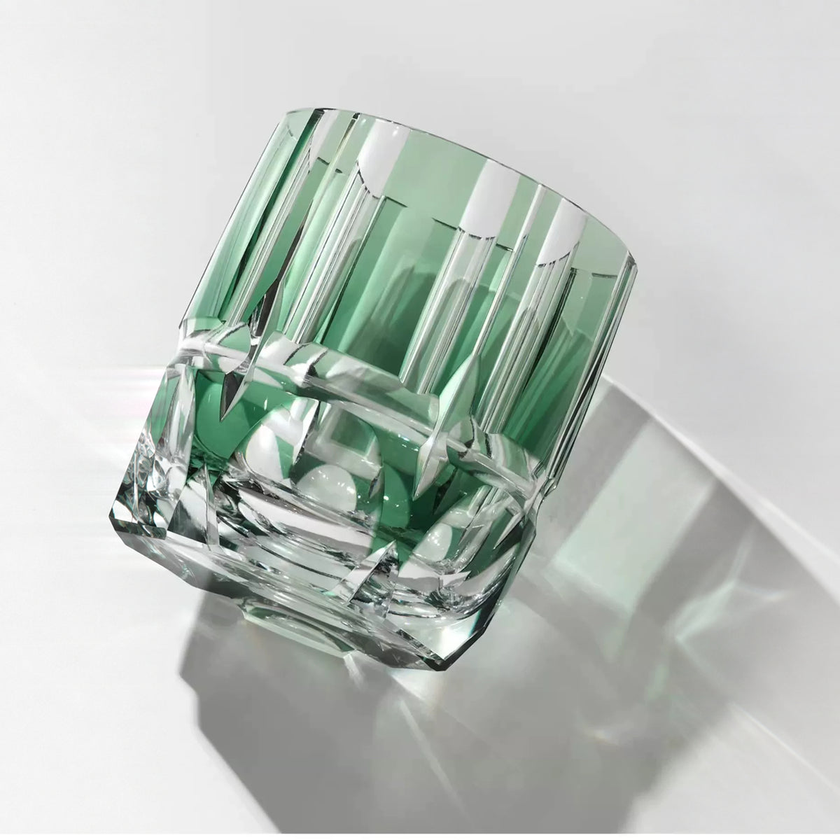 Verdant Fluted Whiskey Glass - Detail 4