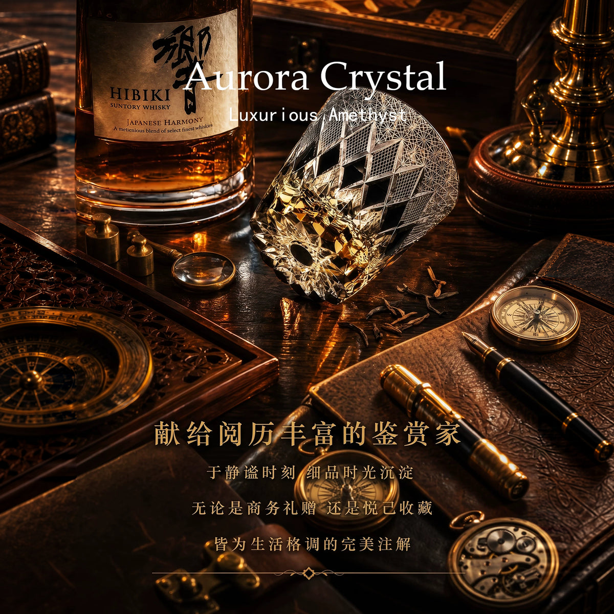 Shadow Diamond Whiskey Glass - Detail 2